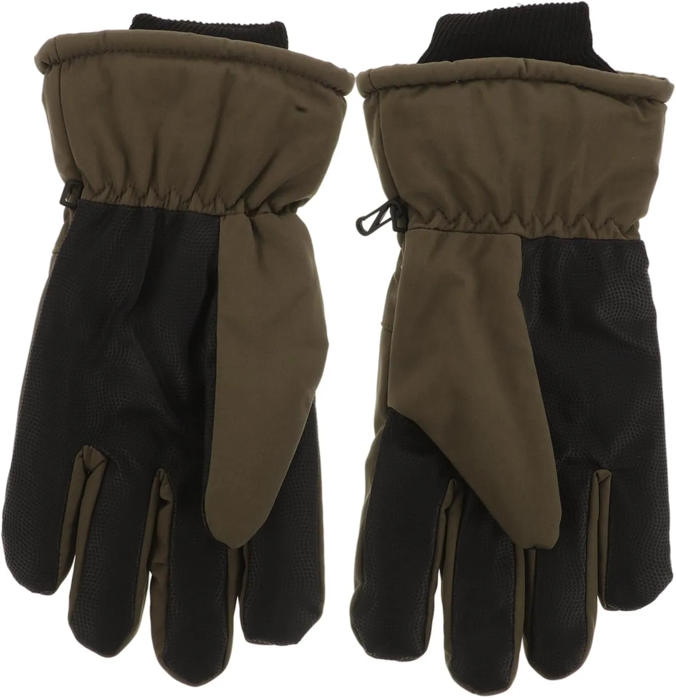 1 Pair Thermal Gloves for Men Women Olive Weather Gloves for Outdoor Activities Motorcycling Skiing Touchscreen Compatible Water Resistant