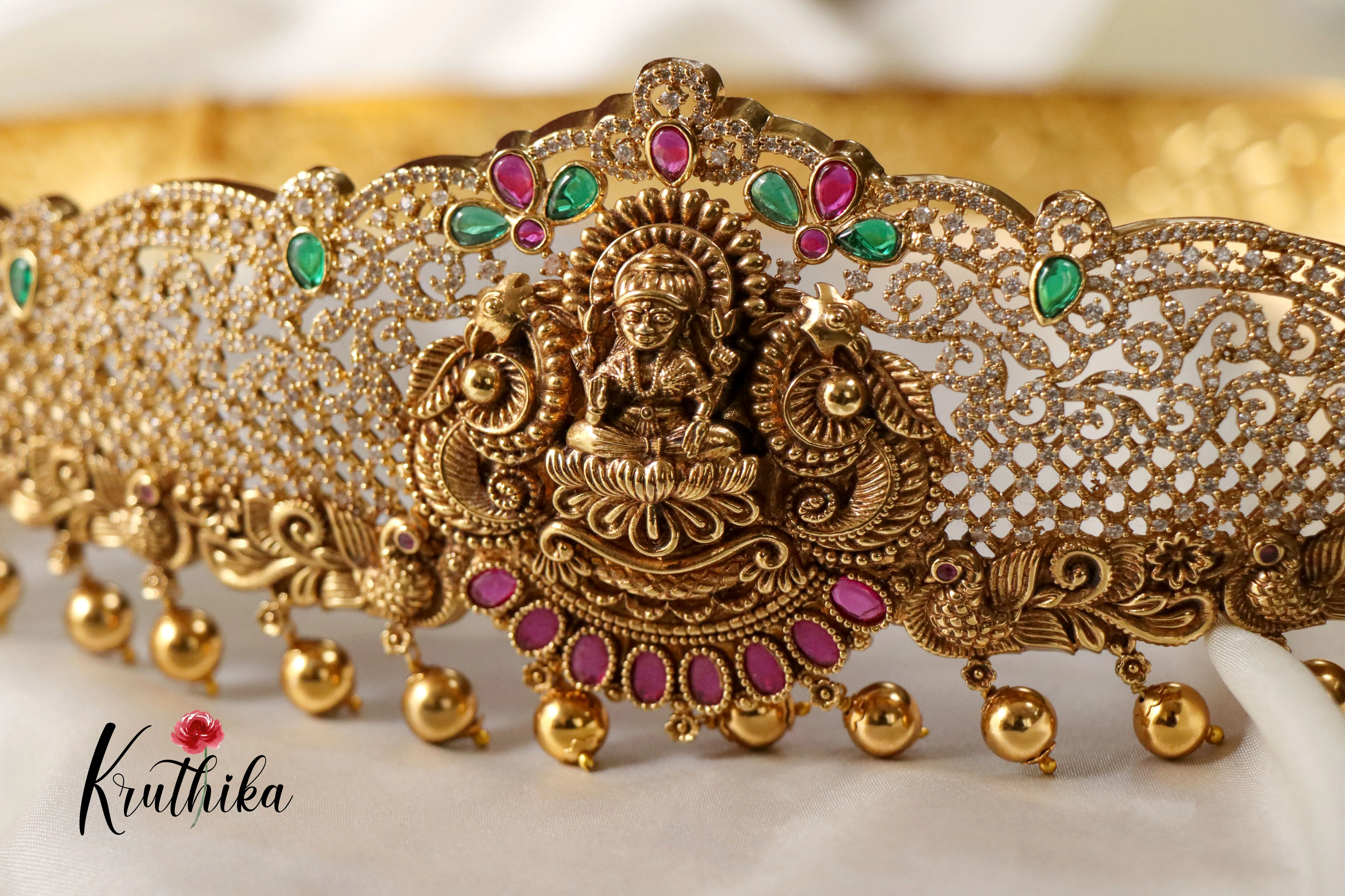 Antique AD Lakshmi Hip belt (vaddanam) V84