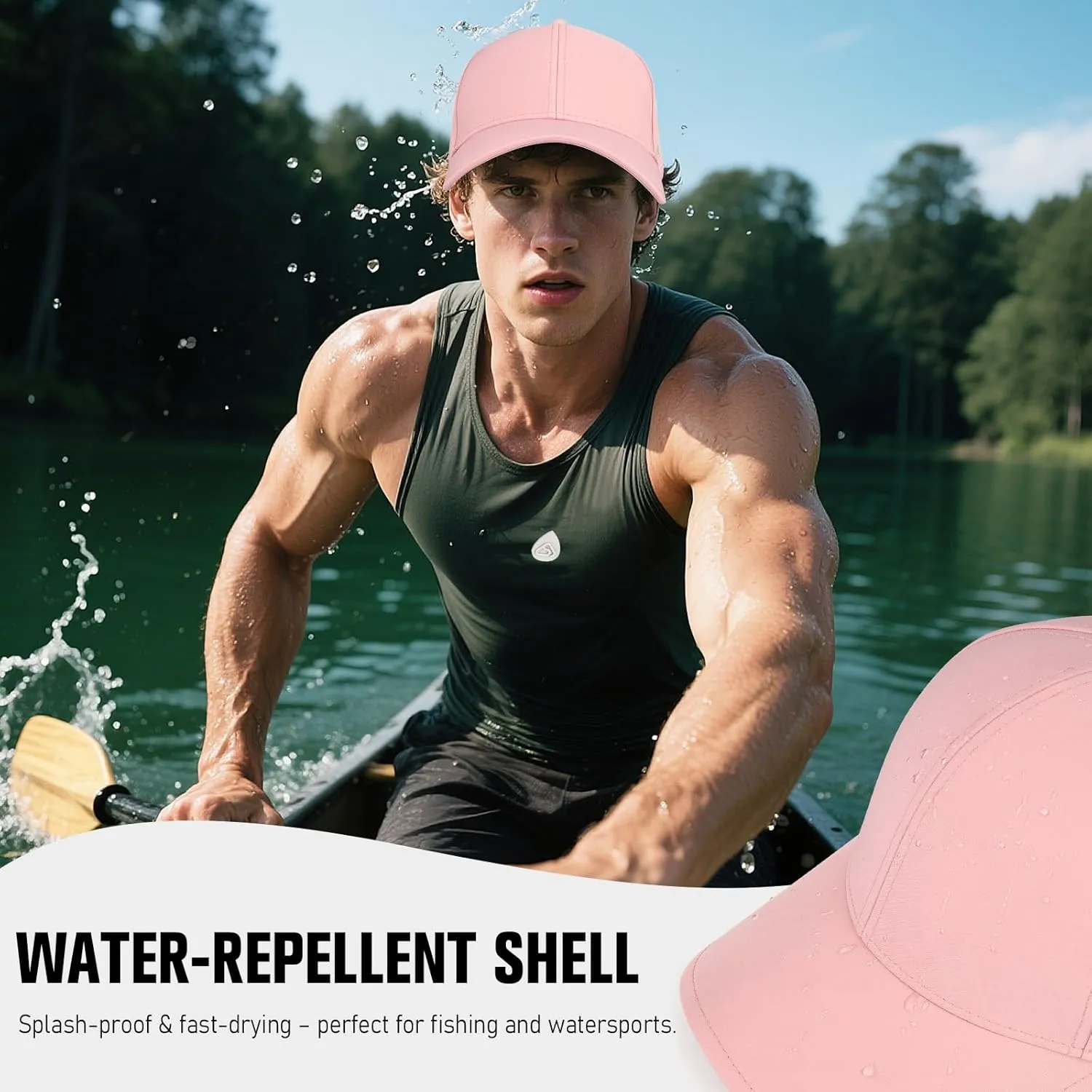 Baseball Cap Breathable Mesh Golf Hat Quick Dry Adjustable Baseball Hats for Men and Women Sport Running Workout