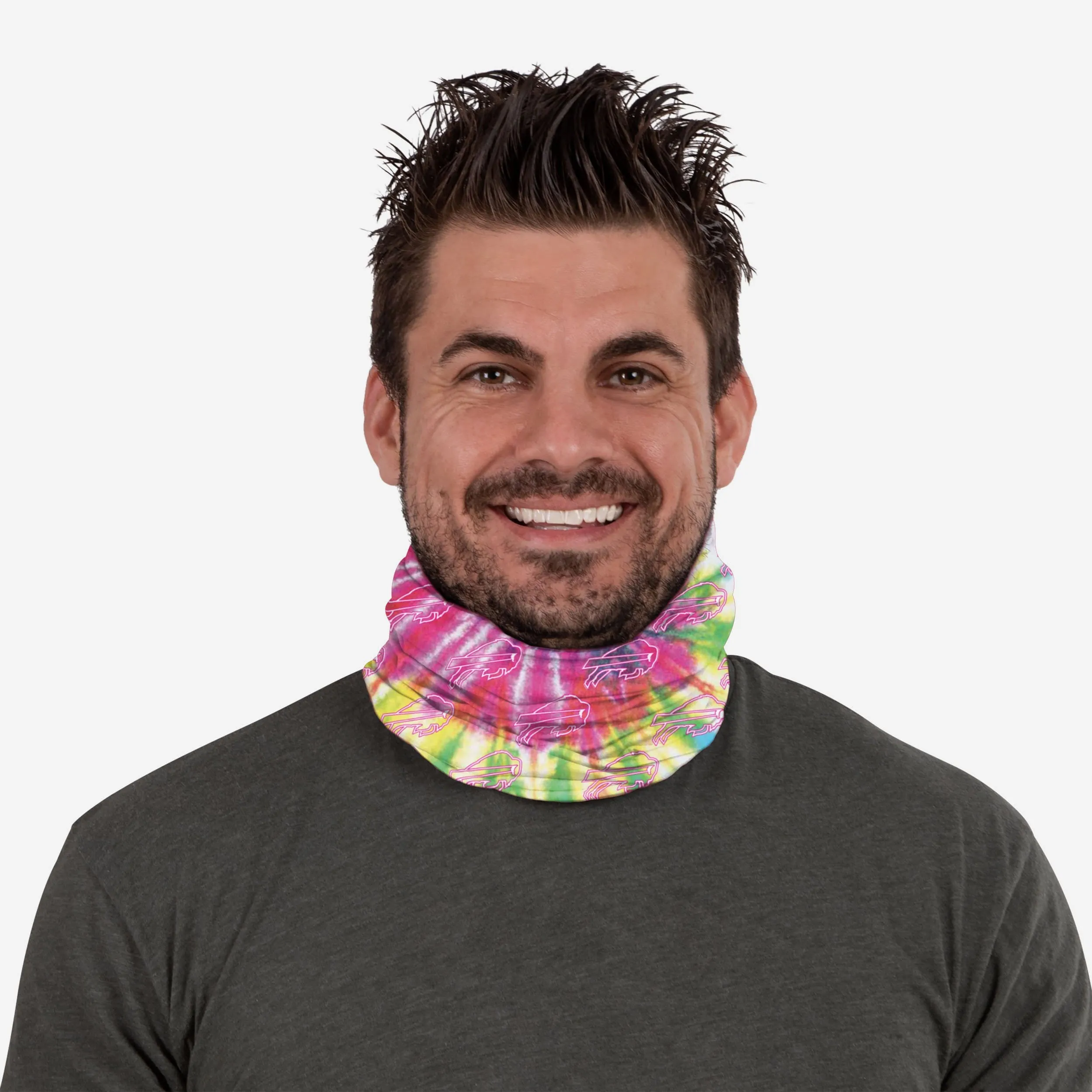 Buffalo Bills Pastel Tie-Dye Gaiter Scarf
