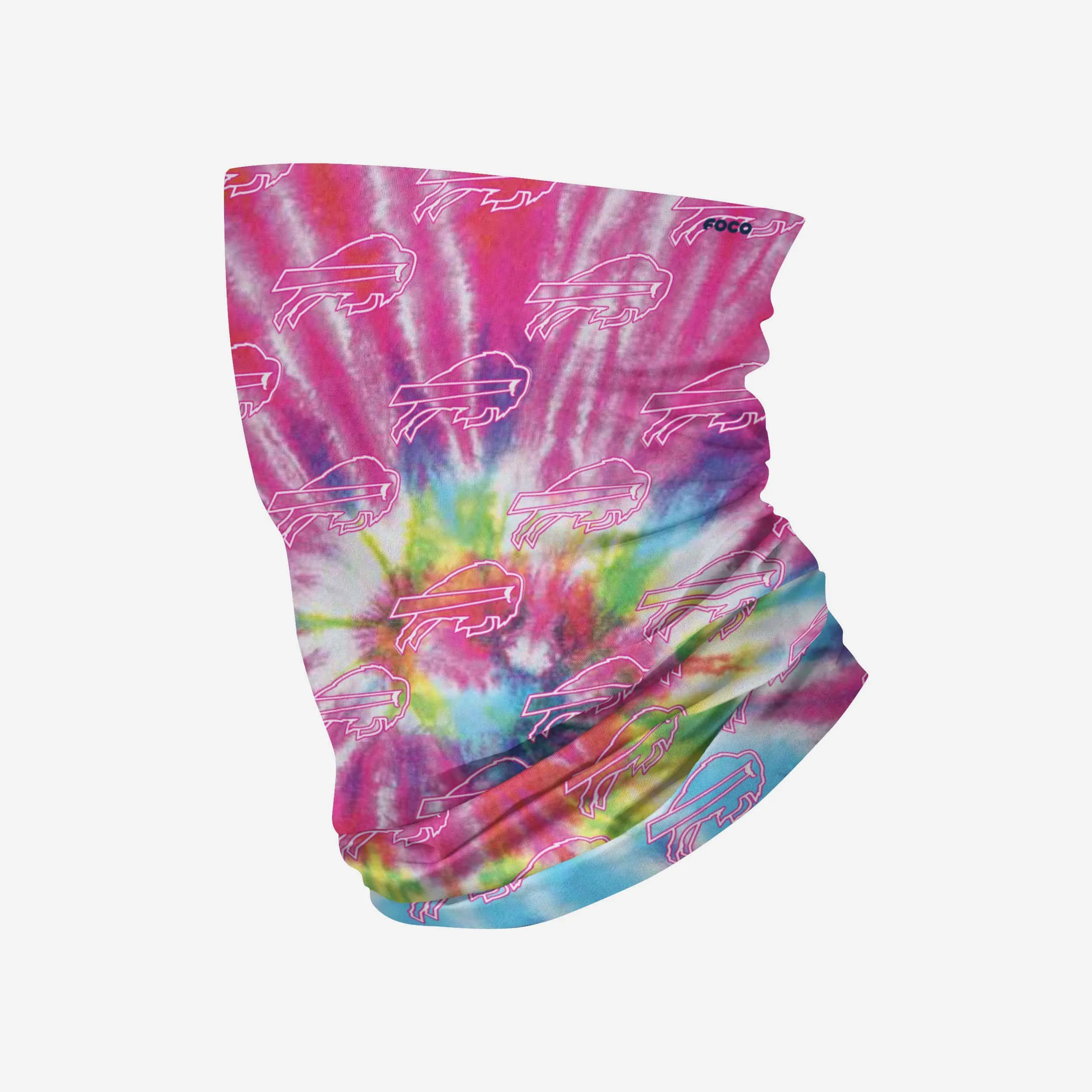 Buffalo Bills Pastel Tie-Dye Gaiter Scarf