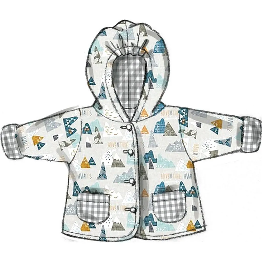 Butterick Pattern B6969 Infants' Jacket, Overalls, Pants, Hats and Mittens