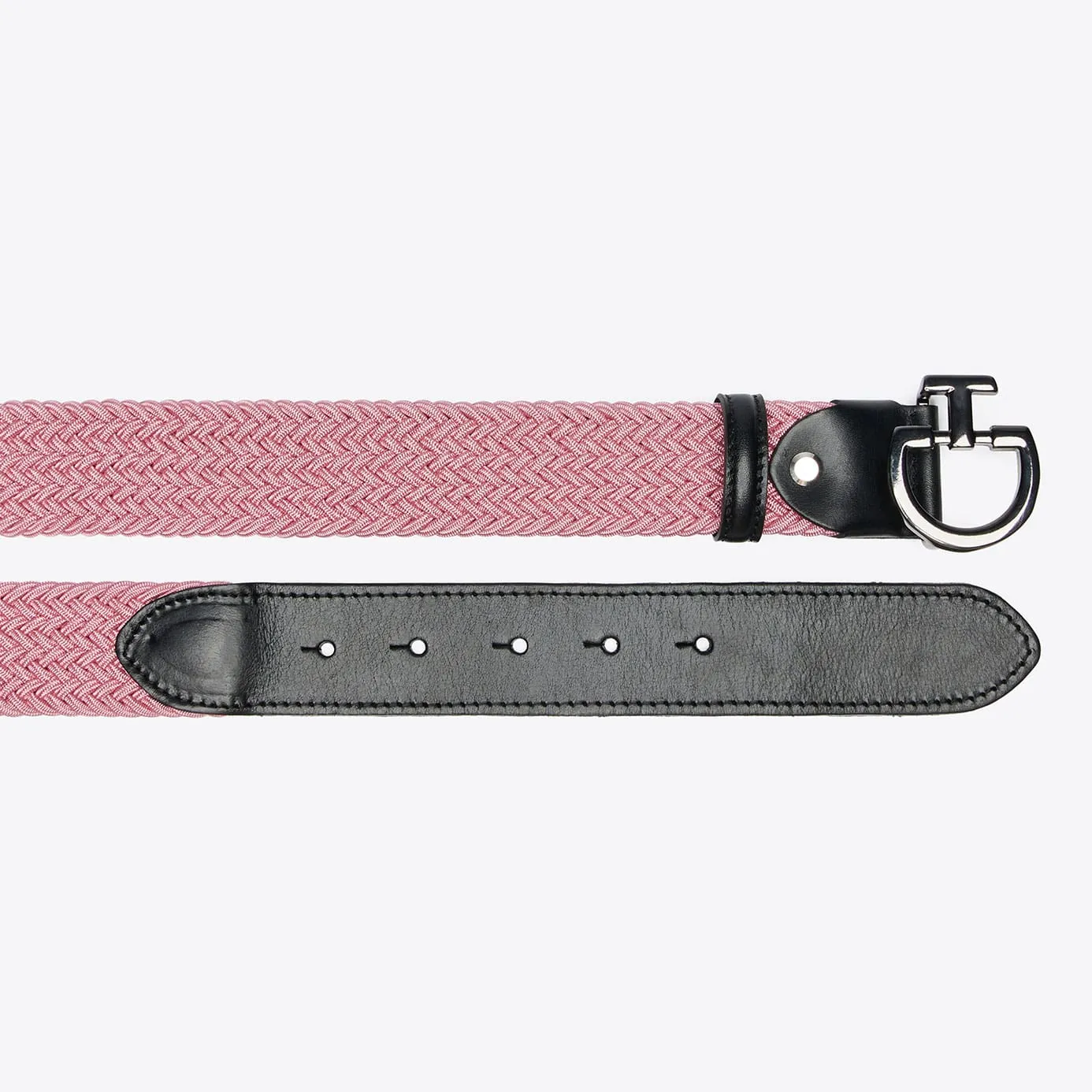 Cavalleria Toscana Elastic Belt - Dusty Rose/Black