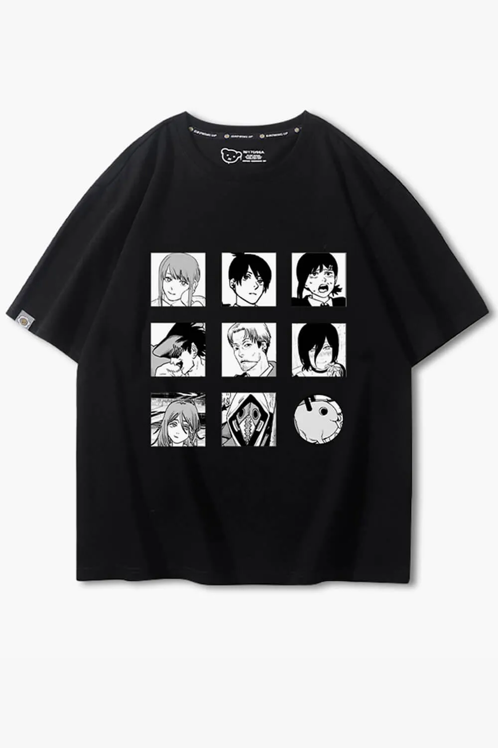 Chainsaw Man Characters Collage Manga T-Shirt