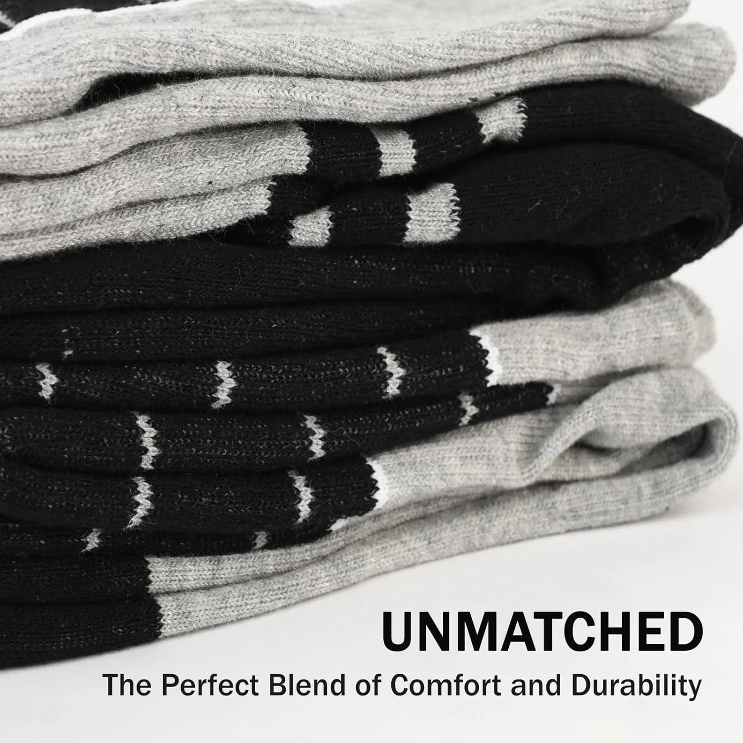 Compression Socks for Men Women 8-15mmHg Running Hiking Athletic Socks for Baseball Softball Football 3 Pairs