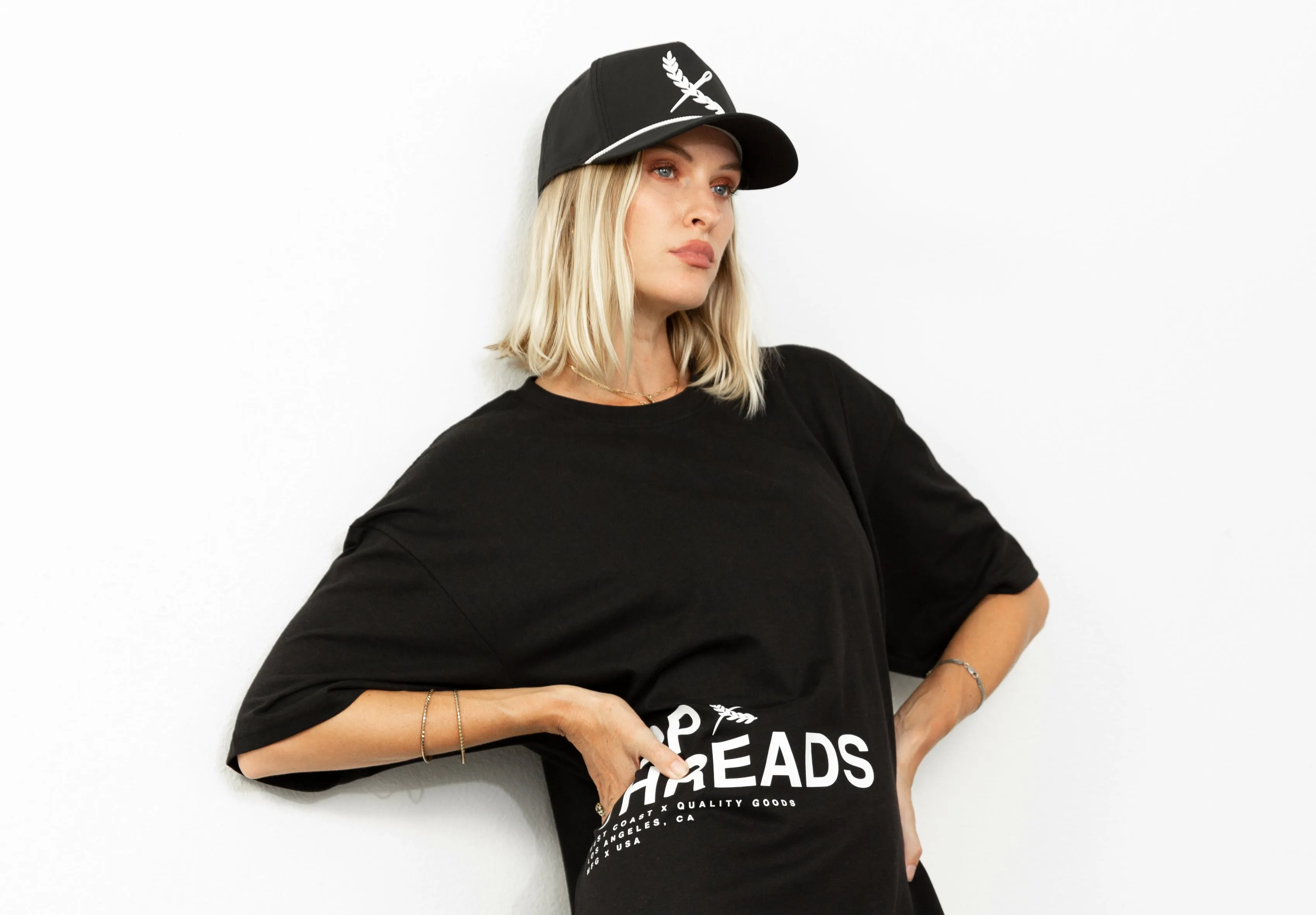 Contrast Hat - Black
