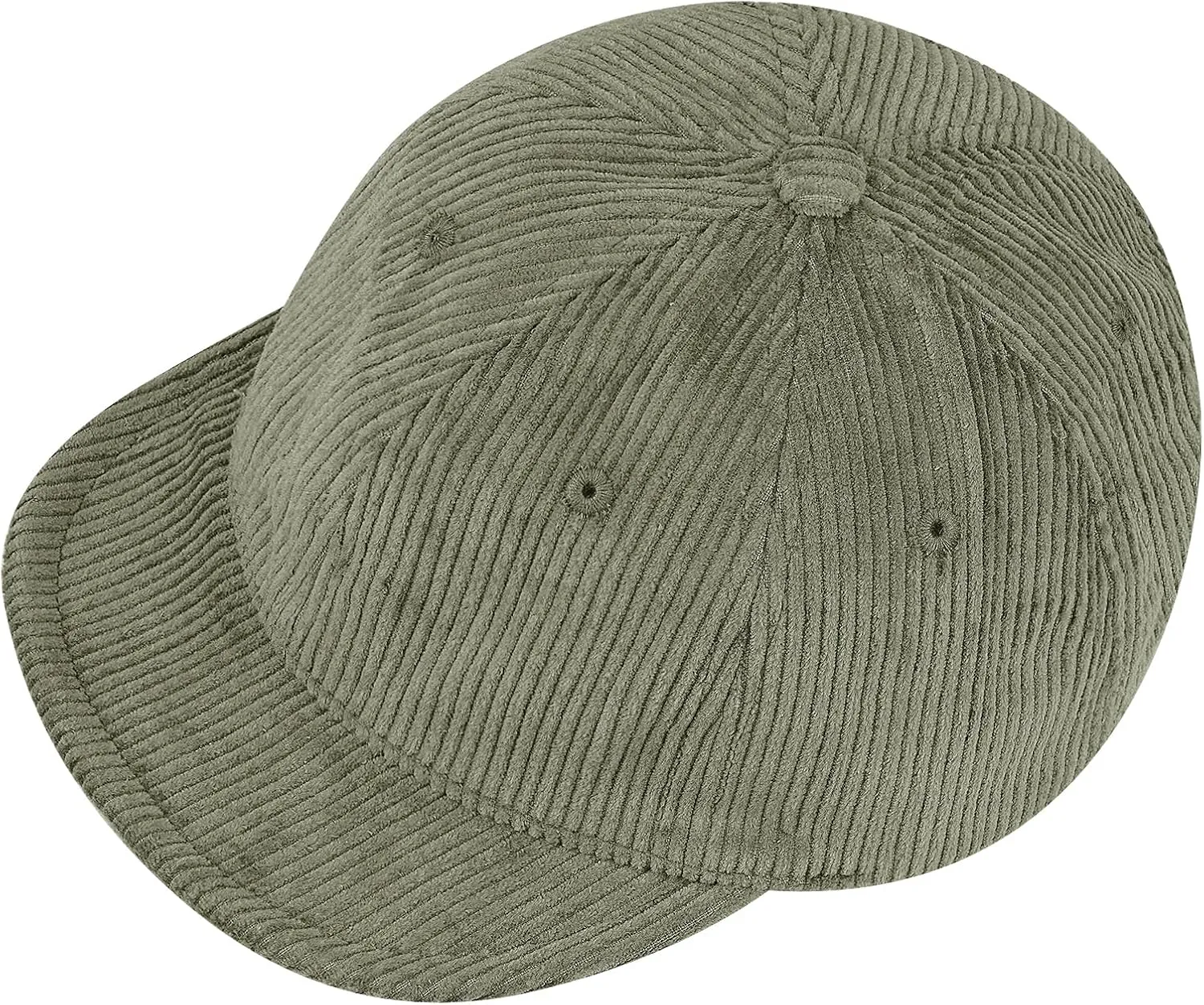 Croogo Short Brim Baseball Cap Corduroy Soft Trucker Hat Flat Snapback Hats Winter Dad Cap Flip Up Short Bill Cap for Men