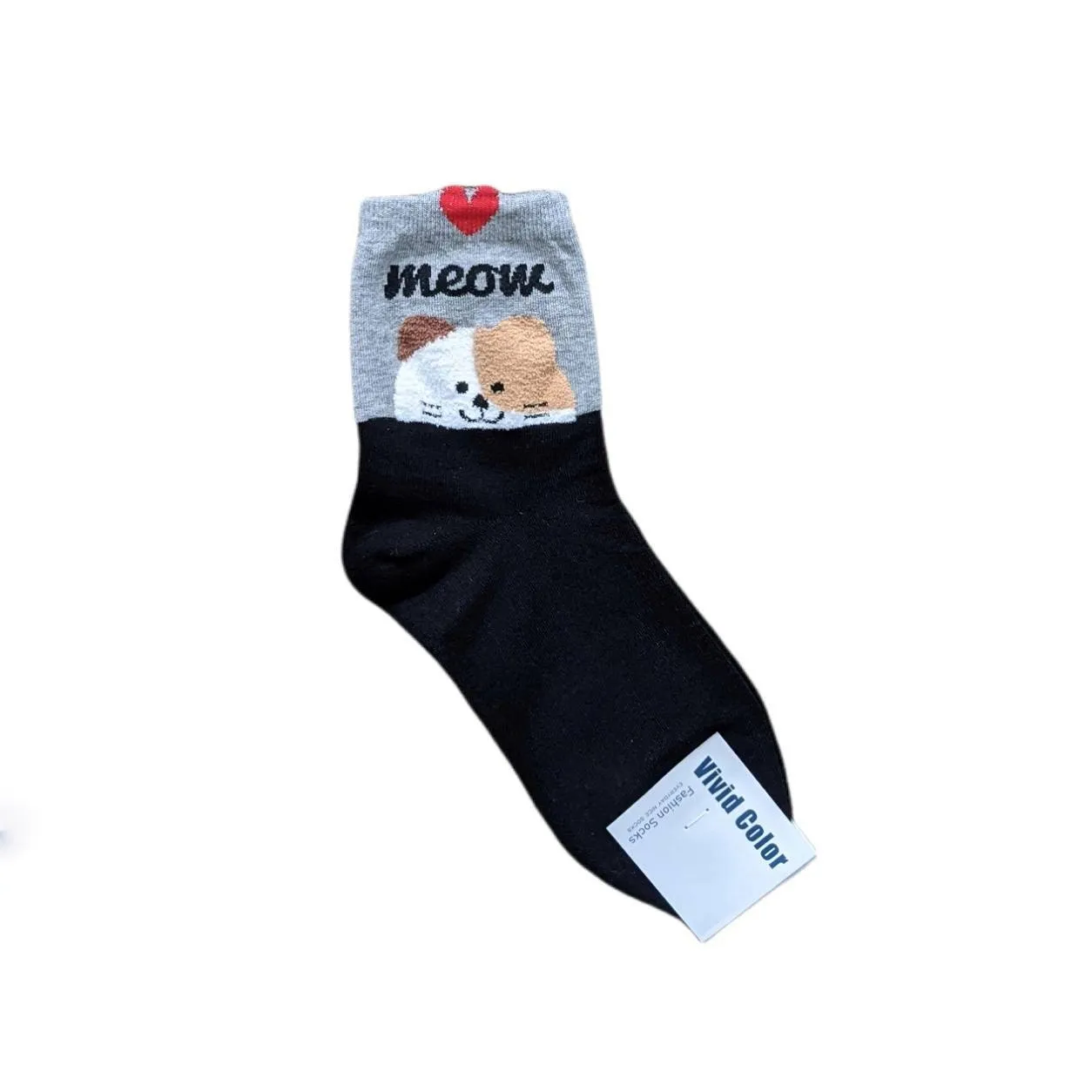 Cute Peeking Animal Women Socks
