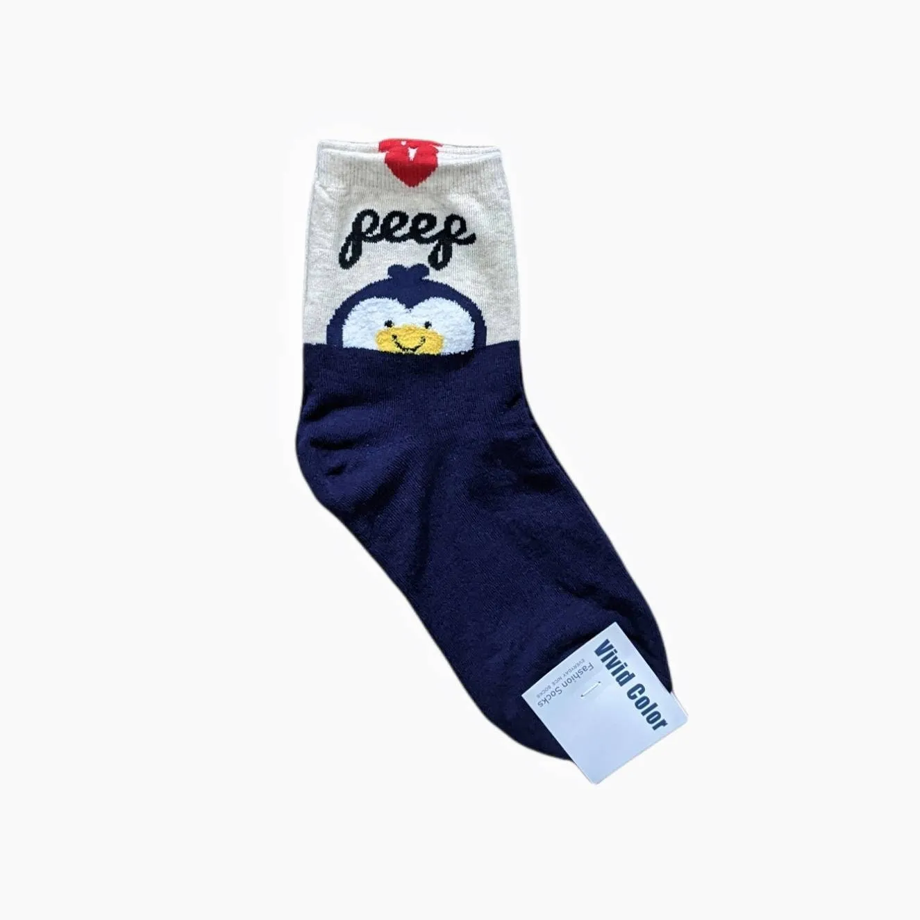 Cute Peeking Animal Women Socks