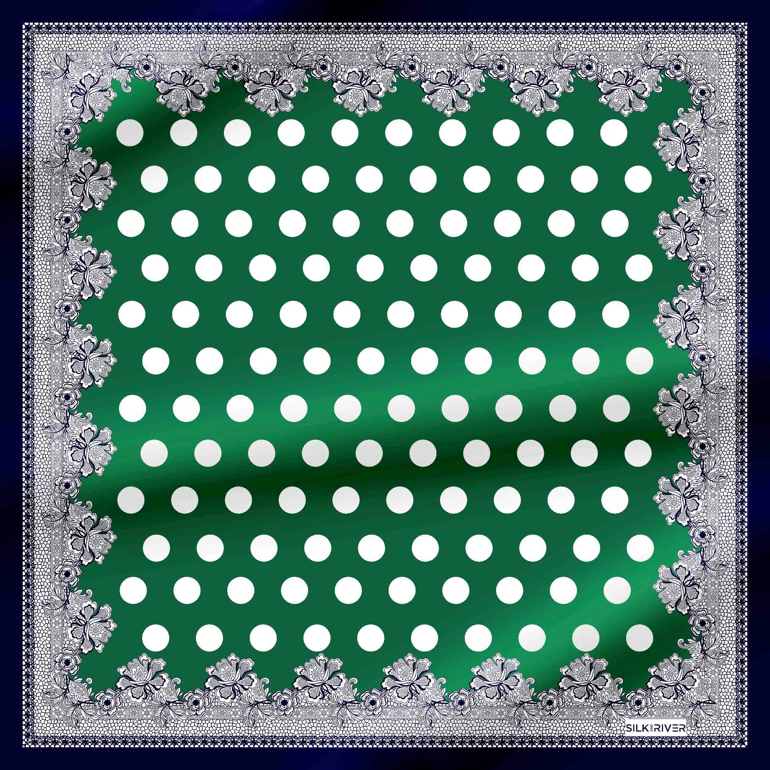 DOTTED & FLORAL GREEN