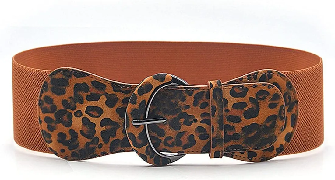 Fashion Women's Wide Waist Belt Elastic Stretch Cinch Belts