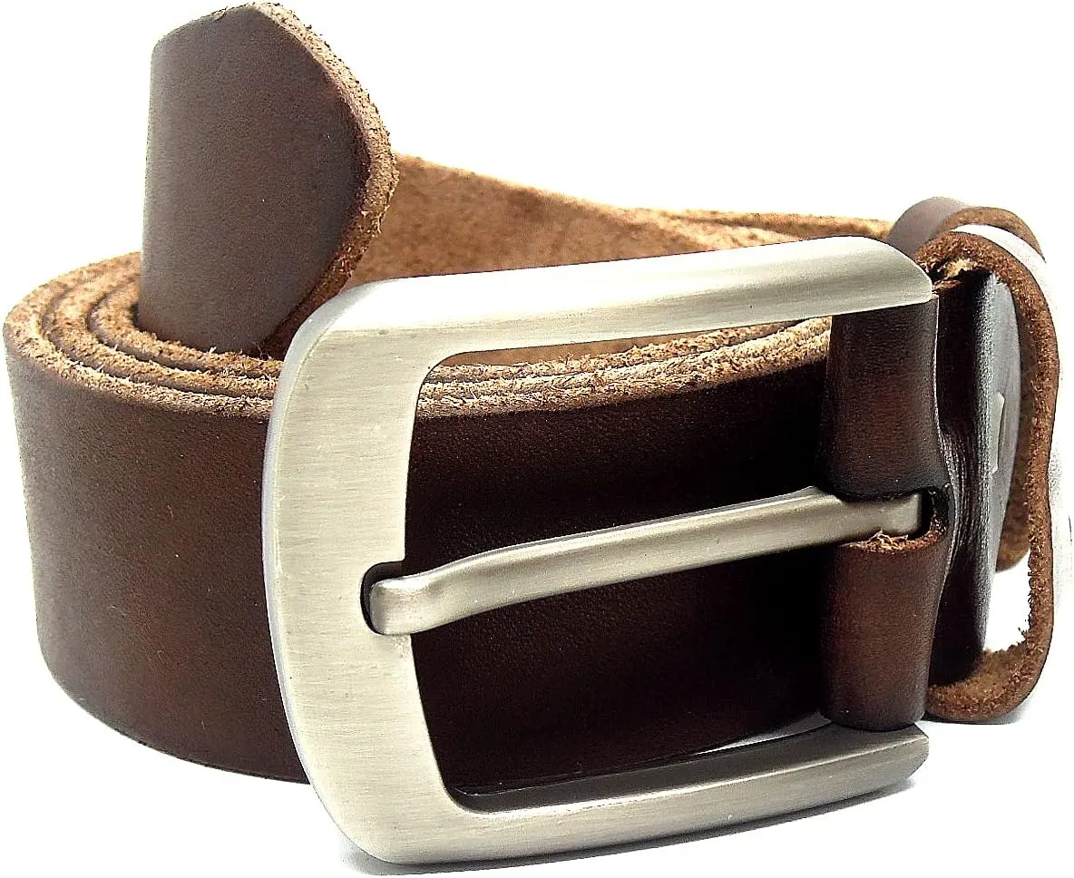 Full Grain Leather Belts for Men,Italian Solid Leather Belts Men, Men's Genuine Leather Belts, Casual Jeans Men Belts