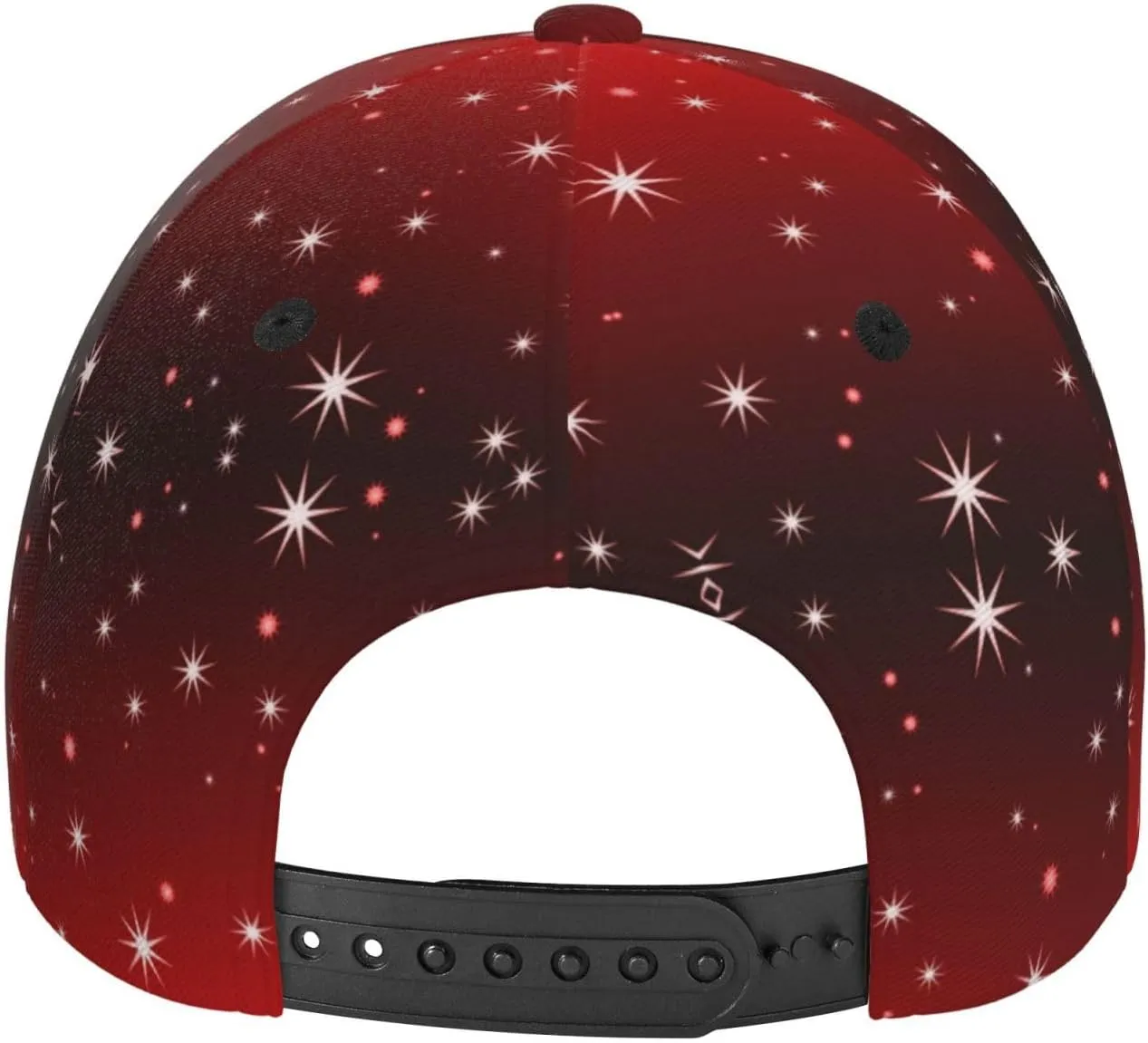 Funny Christmas Baseball Cap Adjustable Hat Xmas Snowflake Red Plaid Sun Cap for Men Women