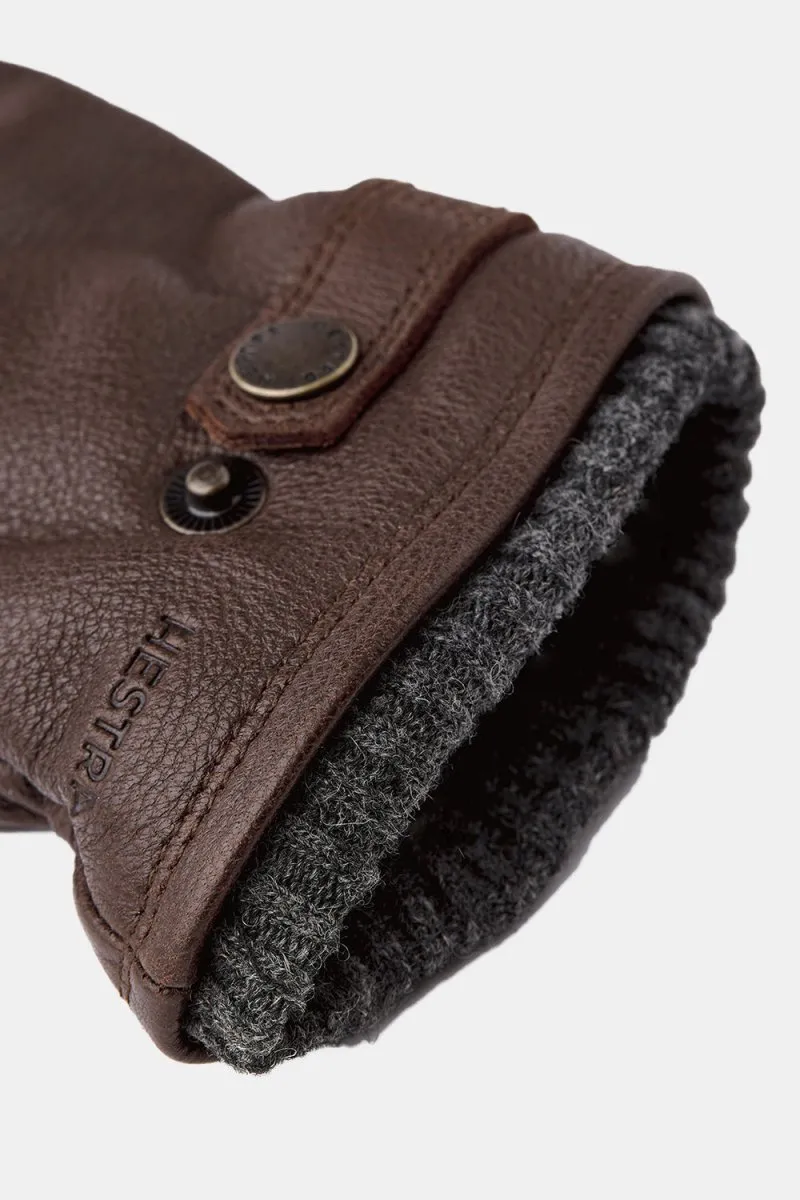 Hestra Leather Utsjö Gloves (Espresso)