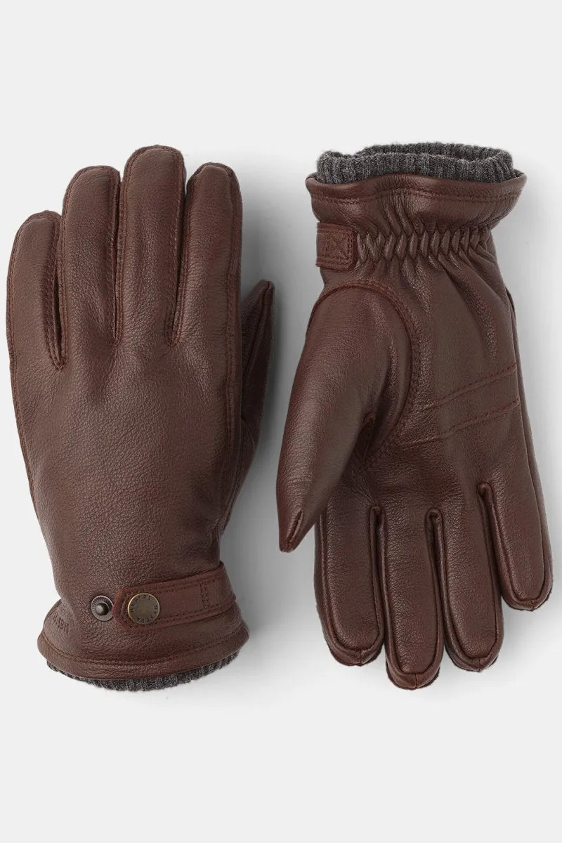 Hestra Leather Utsjö Gloves (Espresso)
