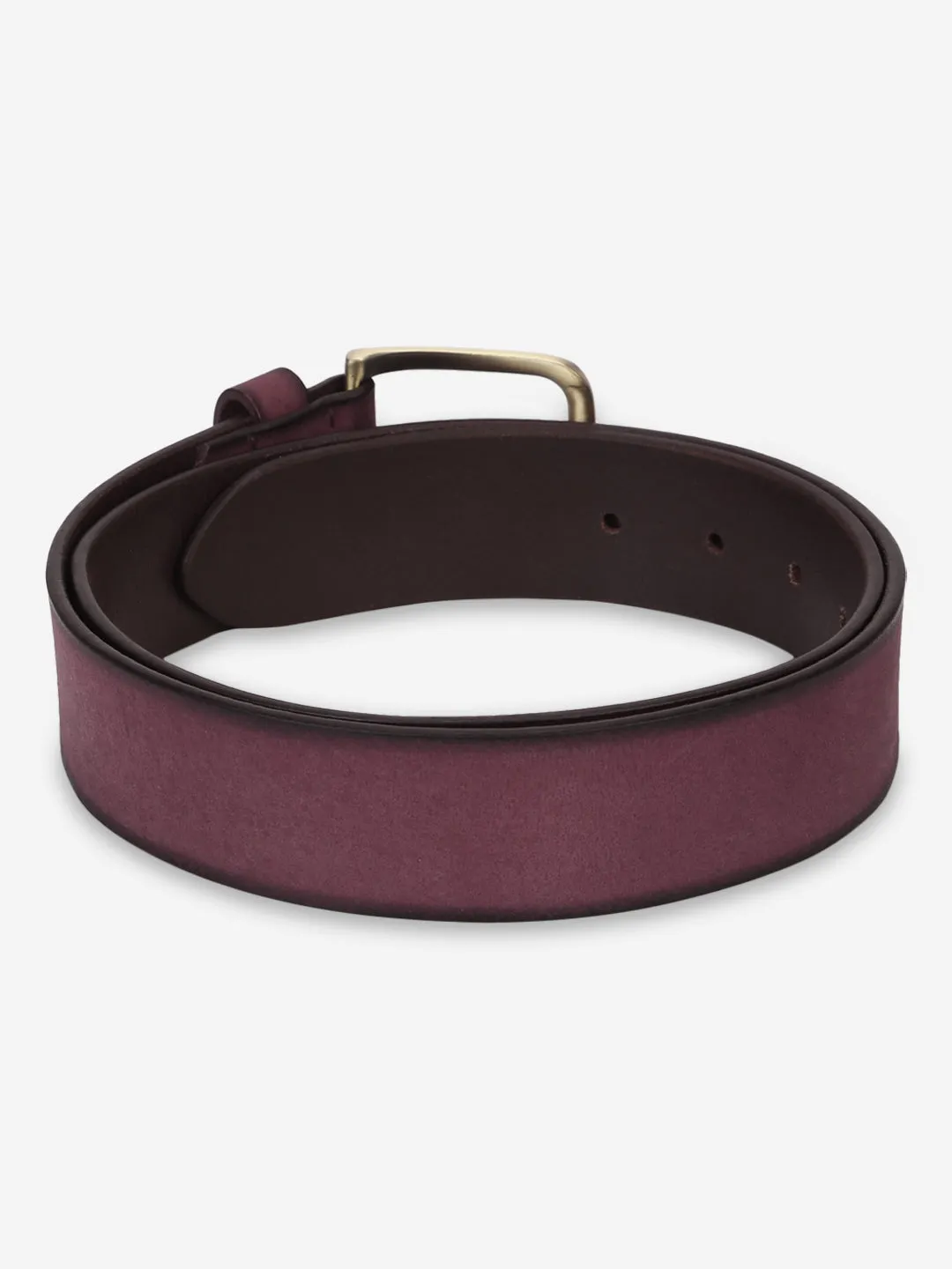 Maroon elegant belt