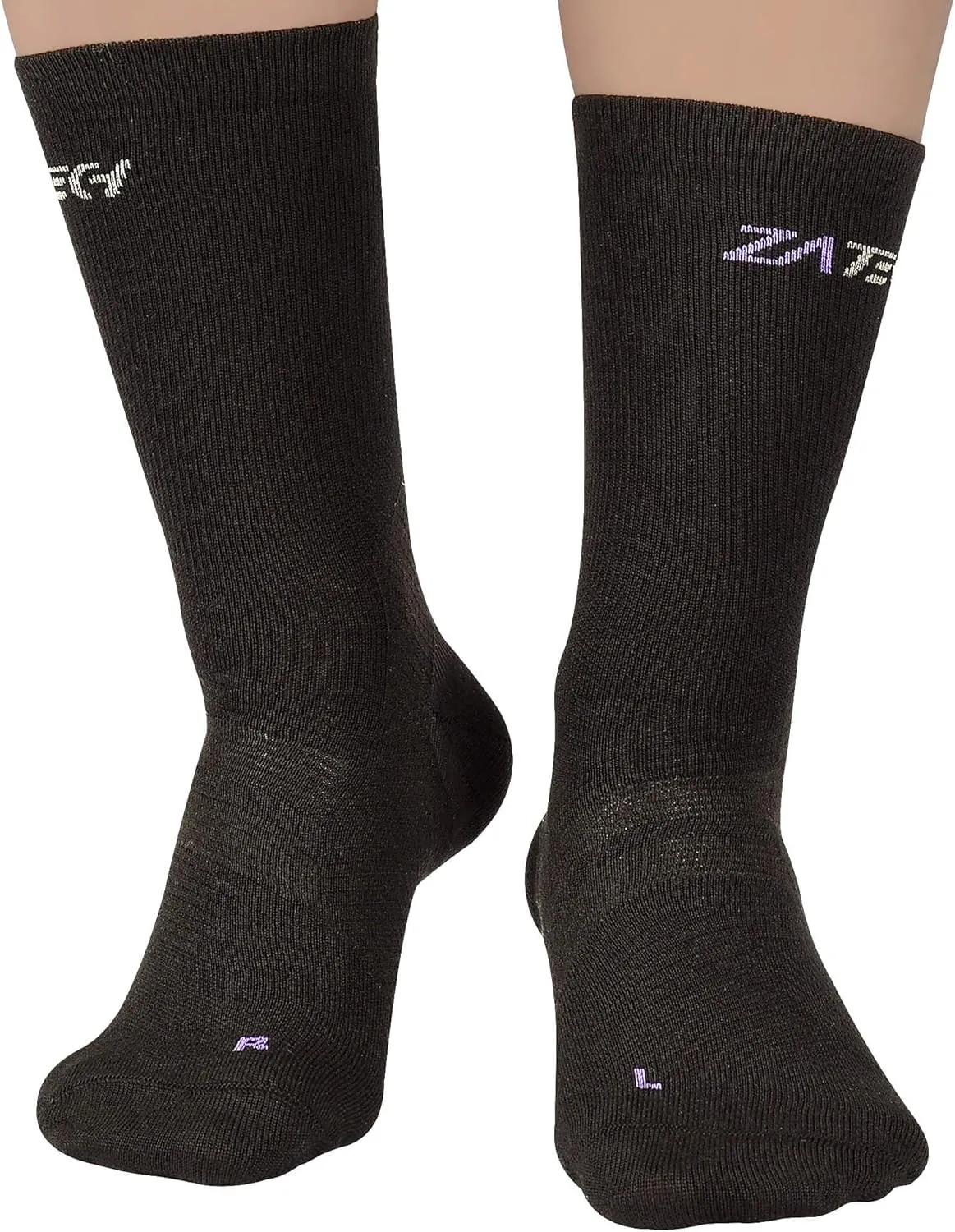 Merino Plantar Fasciitis Relief Sock, Light Micro Crew Compression Socks