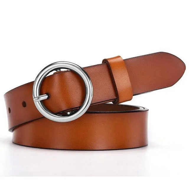 Parker Circle Pin Buckle Belt