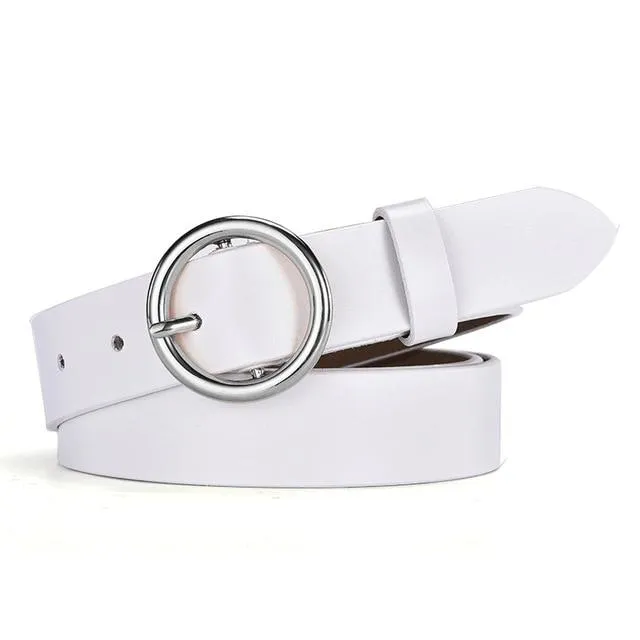 Parker Circle Pin Buckle Belt