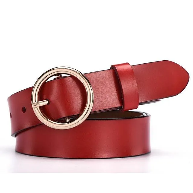 Parker Circle Pin Buckle Belt