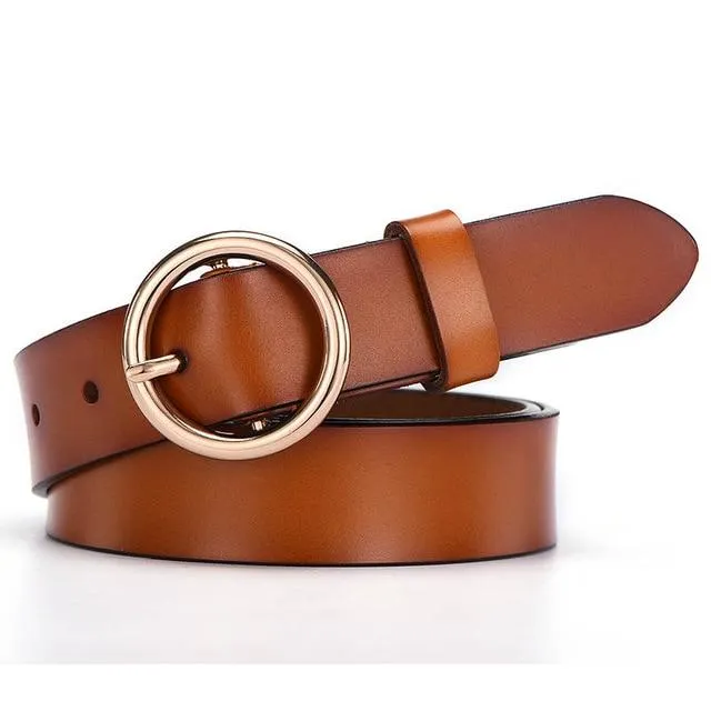 Parker Circle Pin Buckle Belt
