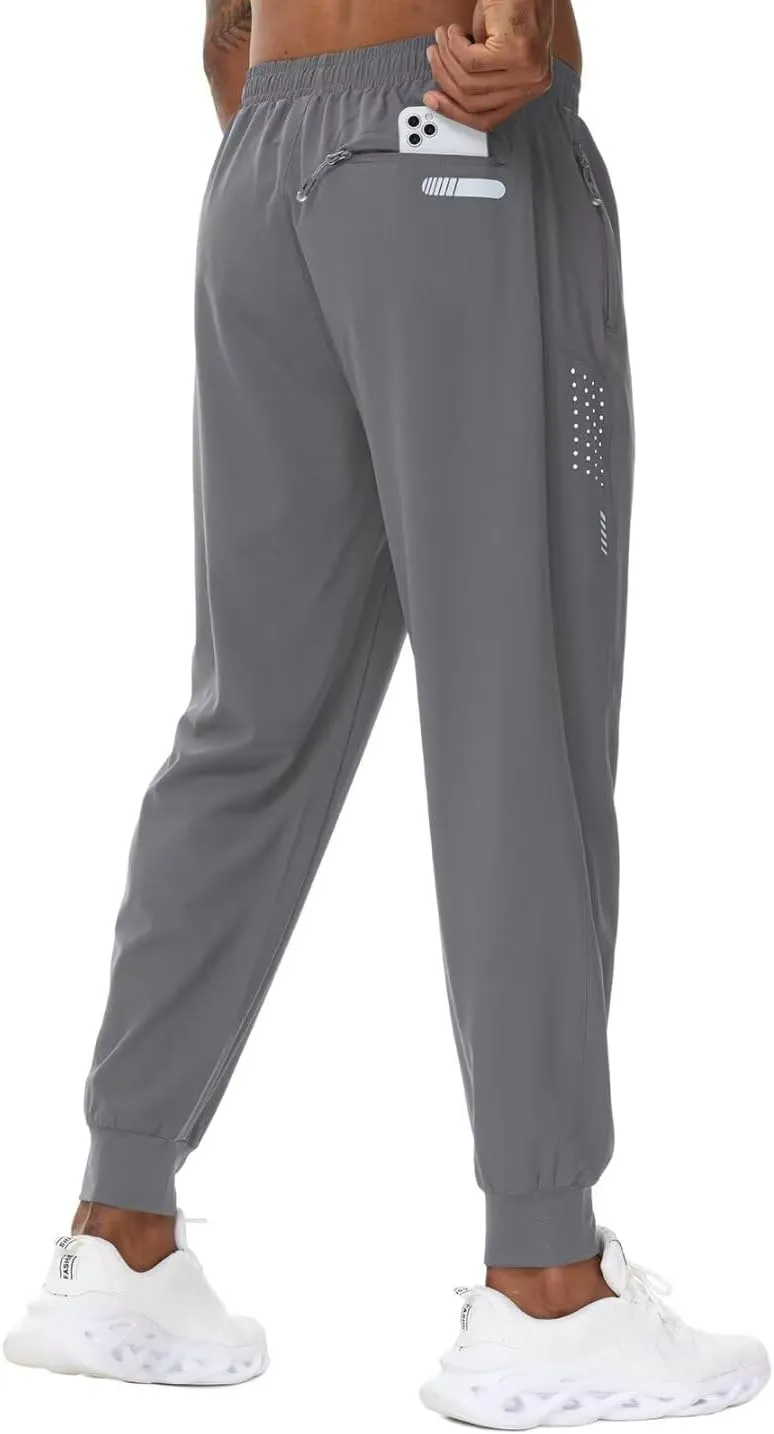 Pdbokew Men's Airy Jogger Pants Athletic Running Pants Workout Jogger