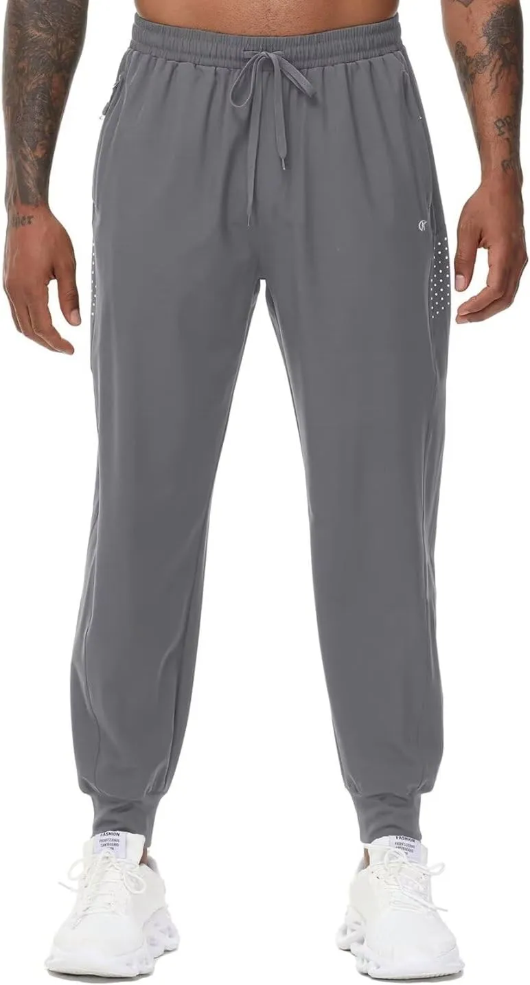 Pdbokew Men's Airy Jogger Pants Athletic Running Pants Workout Jogger