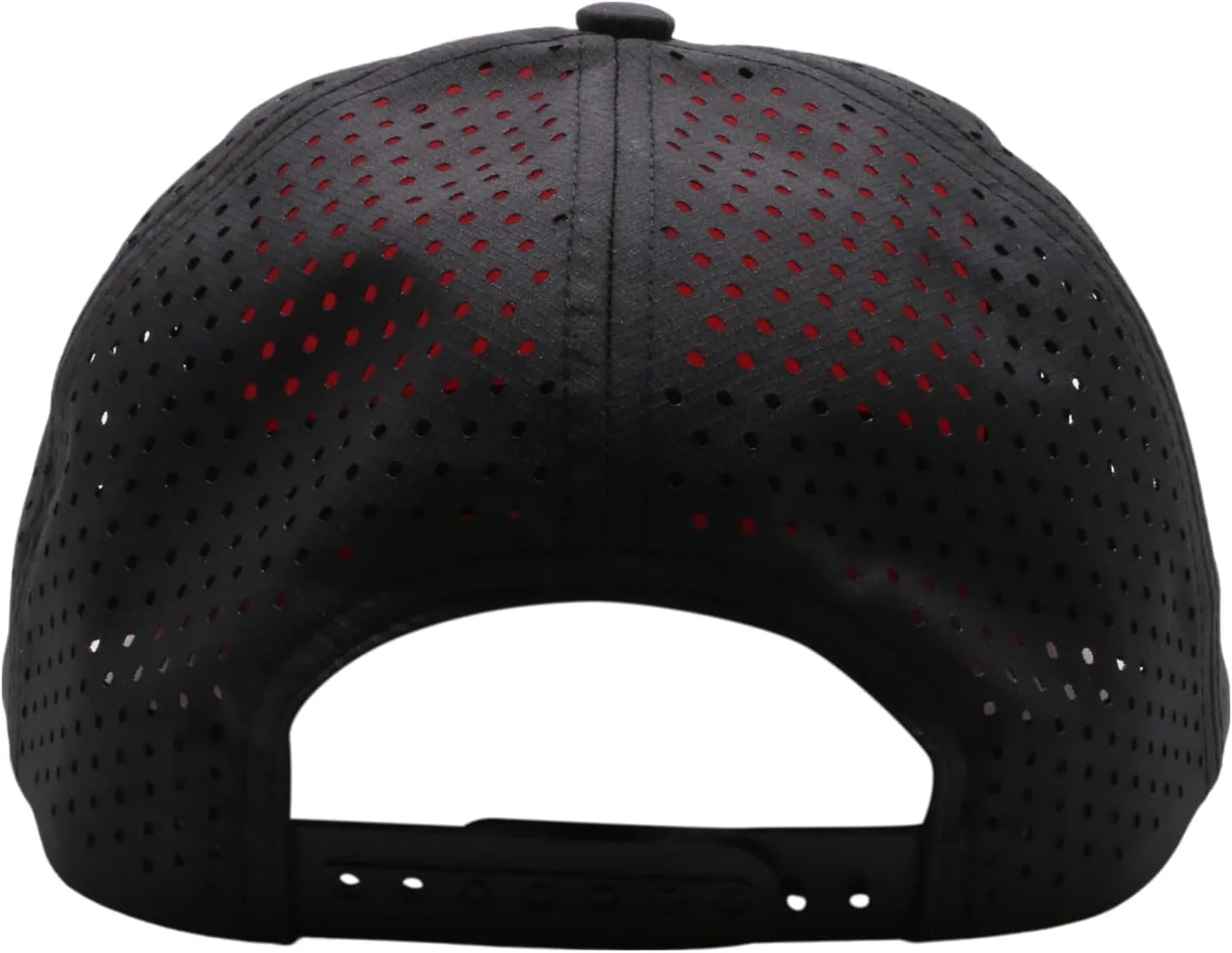Pit Bull Premium Headwear Cambridge Perforated Mesh Flat Bill Brim Adjustable Snapback Hat Baseball Cap for Men & Women