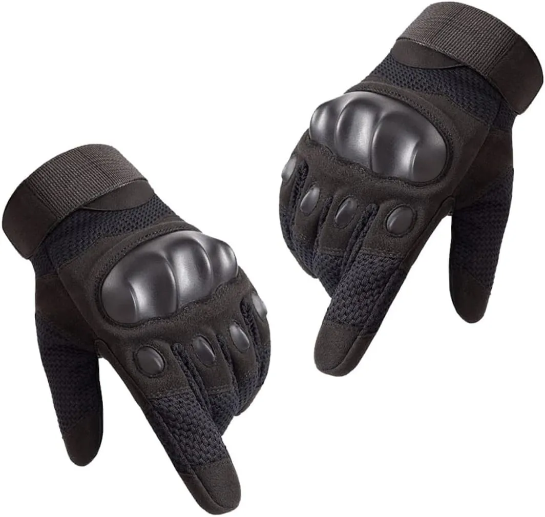 POPETPOP Men's Touchscreen Gloves Warm and Windproof Cycling Gloves for Winter Riding