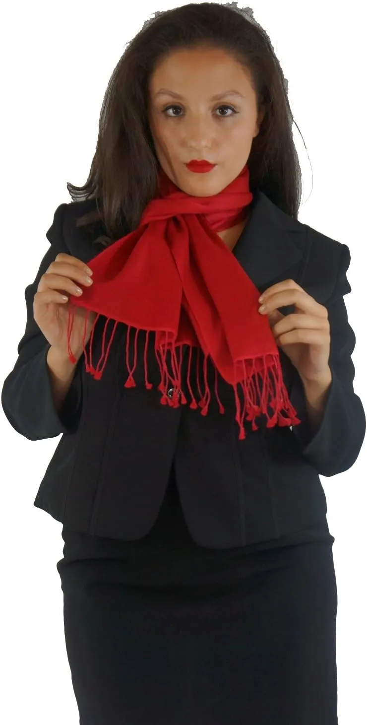 Scarf/Shawl- Pashmina Scarf from Cashmere Pashmina Group (Indian Maroon)