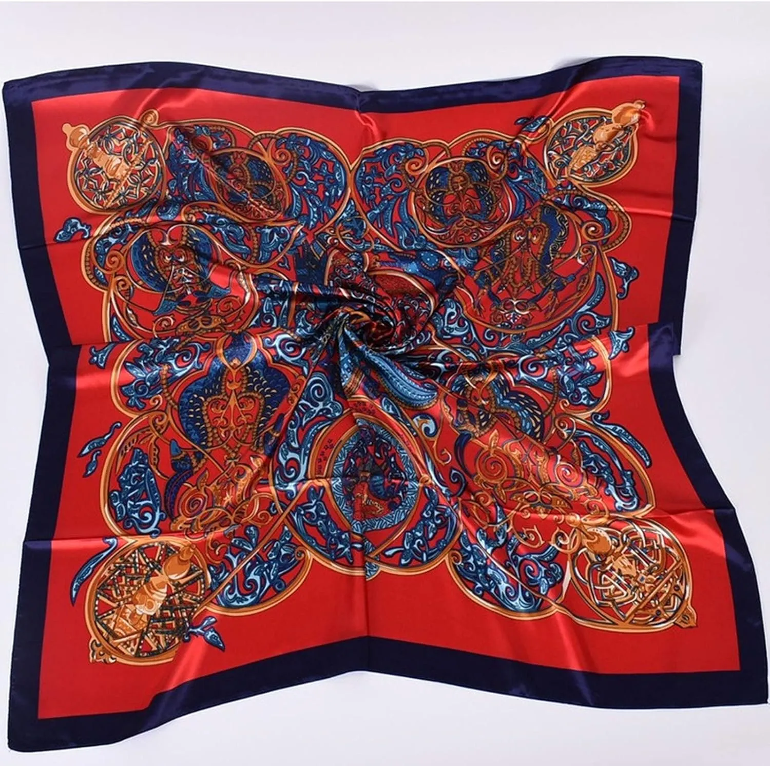 Scarves Bandana Feeling Silk Scarf Printed Bandanas Women Boho Headband Scarf Outdoor Scarf for Men