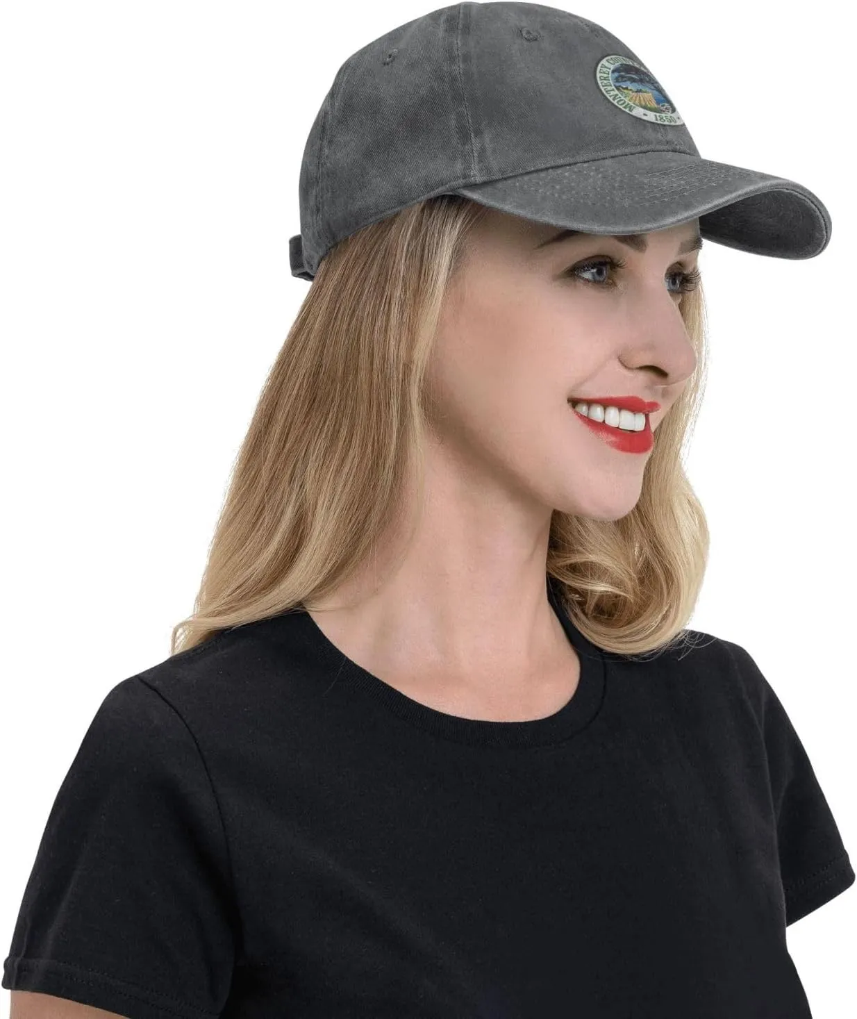 Seal of Monterey County, California Baseball Cap for Men Women Vintage Trucker Hat Golf Hats Dad Hat