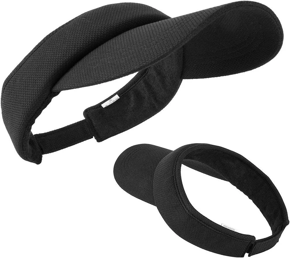 Sports Visor Sun Hats Unisex Men Women Summer Visor Baseball Cap with Thicker Sweatband