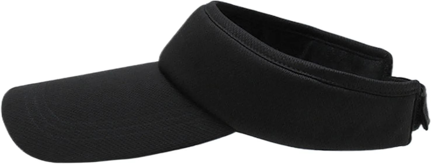 Sports Visor Sun Hats Unisex Men Women Summer Visor Baseball Cap with Thicker Sweatband
