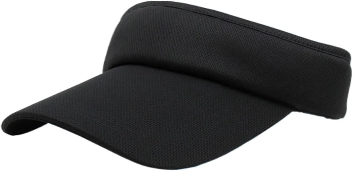 Sports Visor Sun Hats Unisex Men Women Summer Visor Baseball Cap with Thicker Sweatband