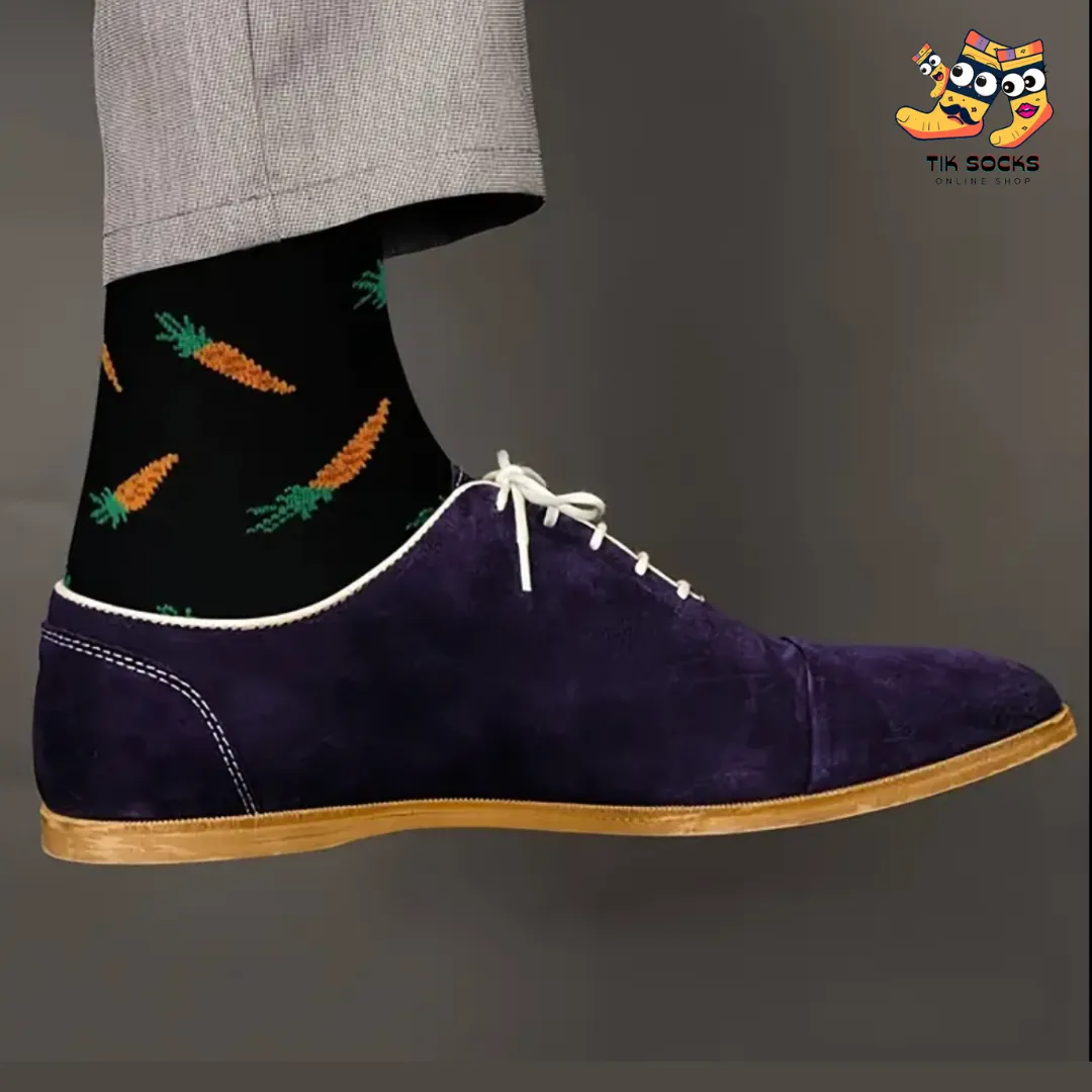 TikSocks|Fun Socks-Carrot Socks