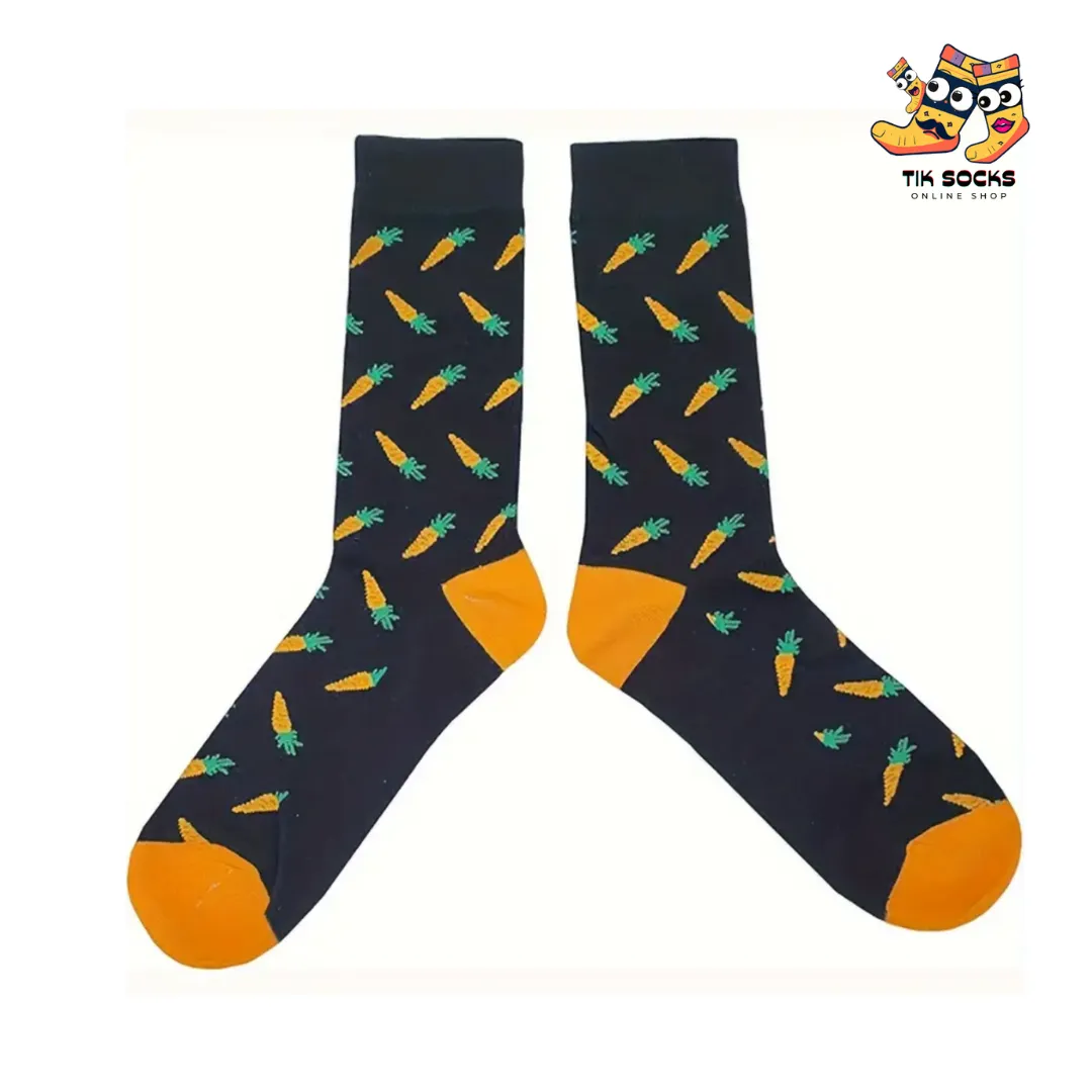 TikSocks|Fun Socks-Carrot Socks